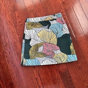 Floral Patterned Women's Mini Skirt